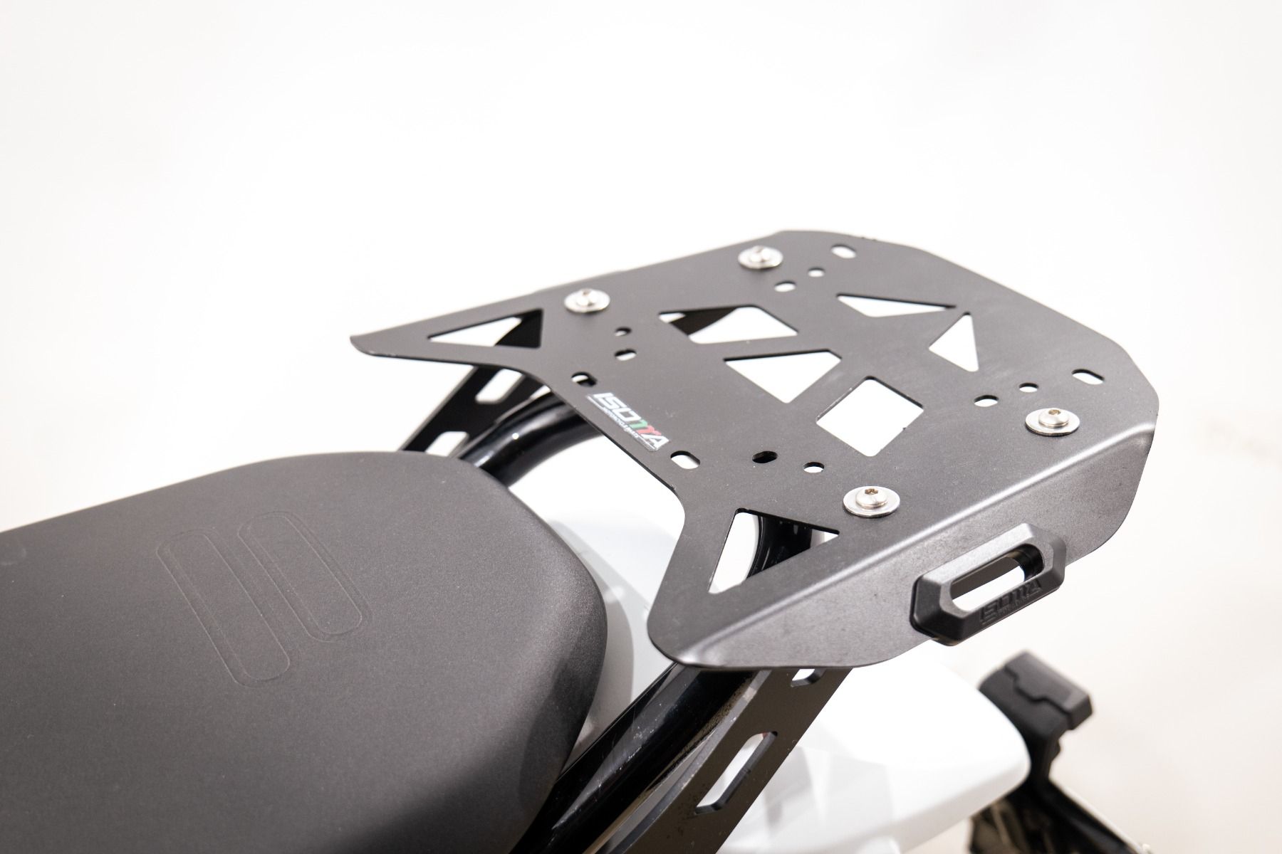 Portaequipajes para Ducati DesertX, acero, negro