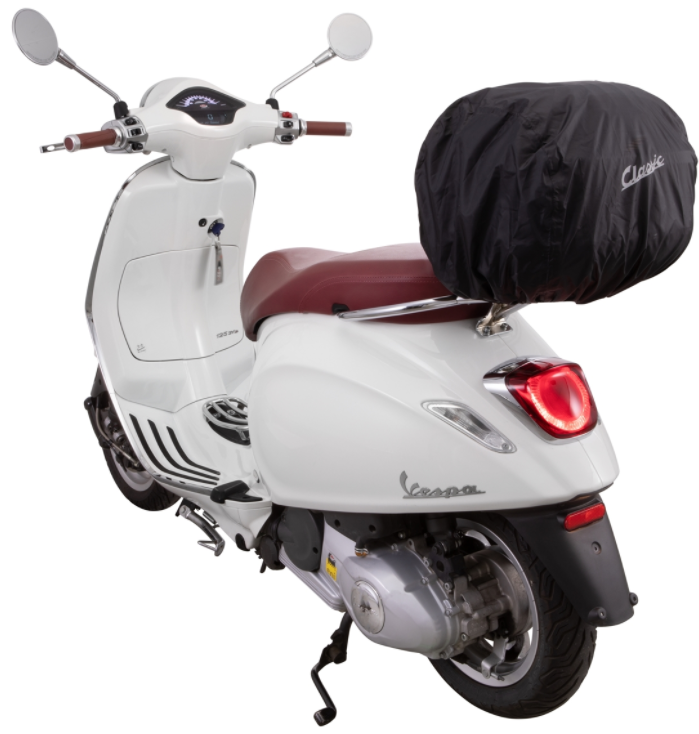 Portaequipajes clásico para Vespa, marrón oscuro