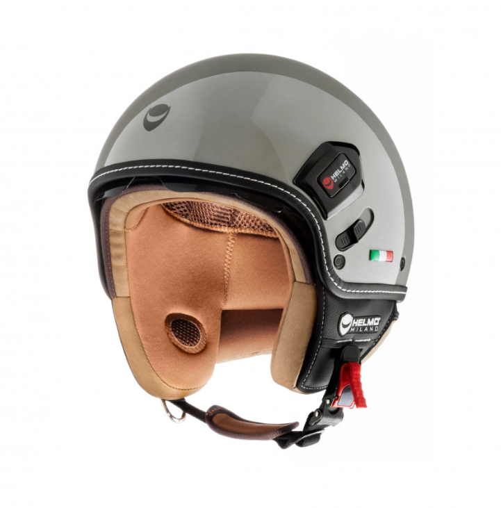 Helmo Milano Demi Jet, Puro Premium, gris brillante