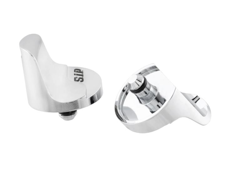 Tapa del orificio del espejo izquierda y derecha para Vespa Primavera/Sprint/Elettrica 50-150cc, cromada