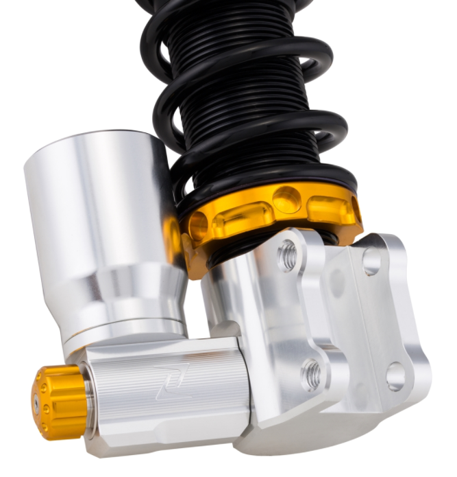 Amortiguador "Black Edition", delantero para Vespa Primavera/Sprint 50 -150cc ('17-), plata/naranja/negro