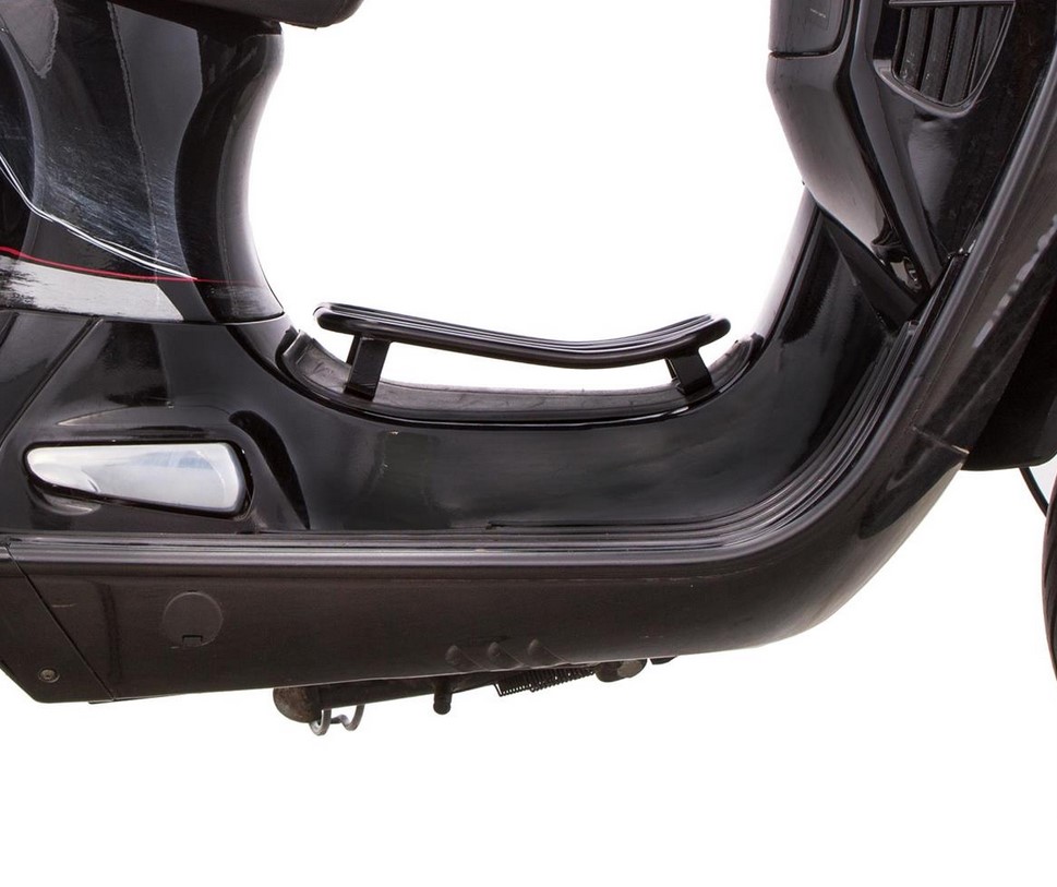 Portaequipajes de paso para Vespa GTS/GTS Super/GTV/GT 60/GT L 125-300cc 4T LC, negro