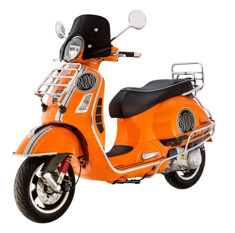 Flyscreen ERMAX Piccolo para Vespa GTS/GTS Super/GT/GT L (-'22), negro tintado