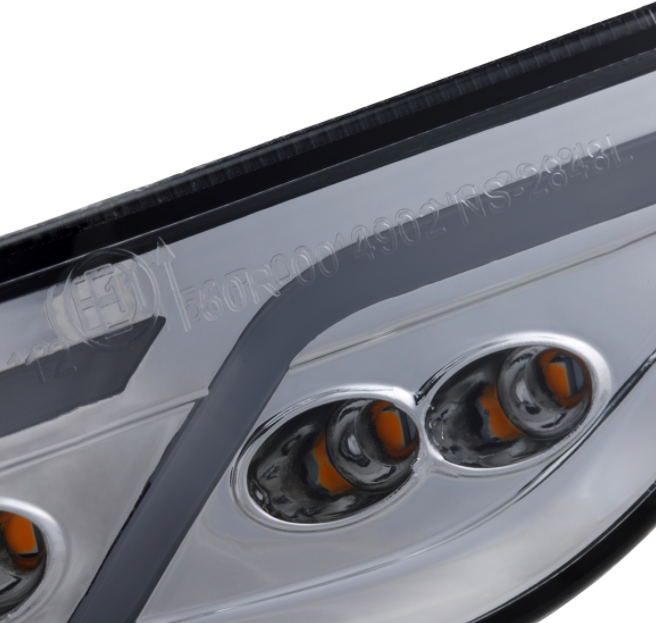 Kit de indicadores delanteros y traseros para Vespa Primavera/Sprint 125-150cc 2T/4T AC, tintados