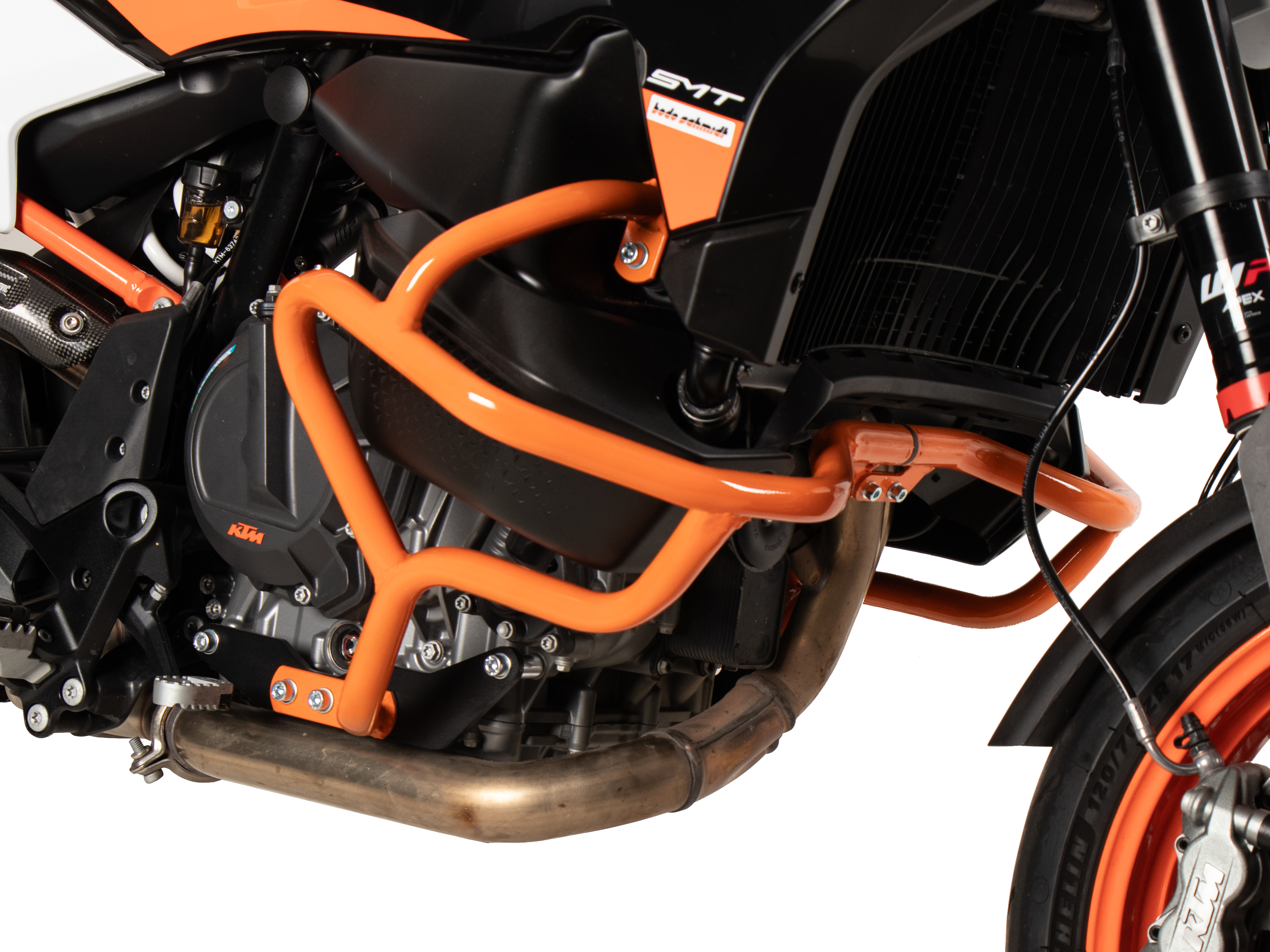 Protector motor naranja para KTM 890 SMT (23-) Hepco & Becker