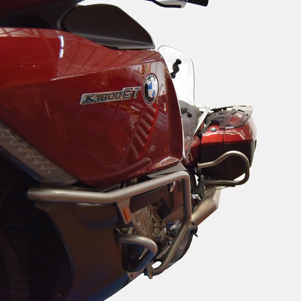 Funda lateral para barra de choque para BMW K 1600 GT /GTL (10-16), negra