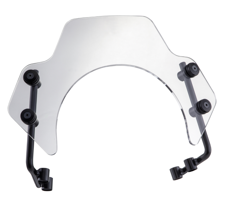 Mosquitera para Vespa PX 80-200ccm, soportes negros, transparente