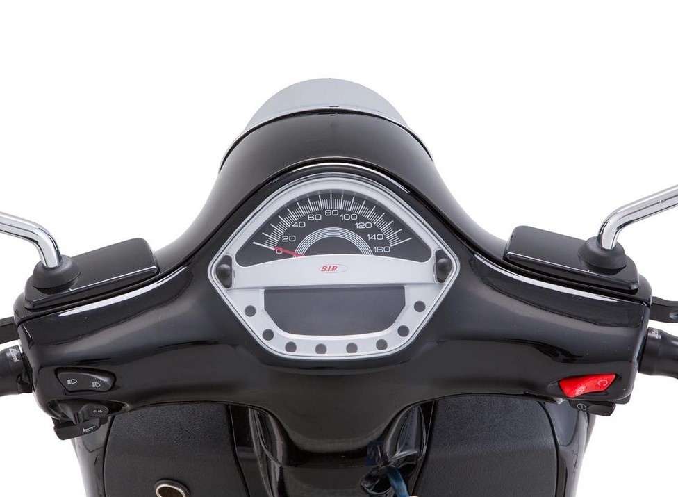 Cuentavueltas/cuentavueltas para Vespa GTS/GTS Super 125-300cc ('14-'16), plata