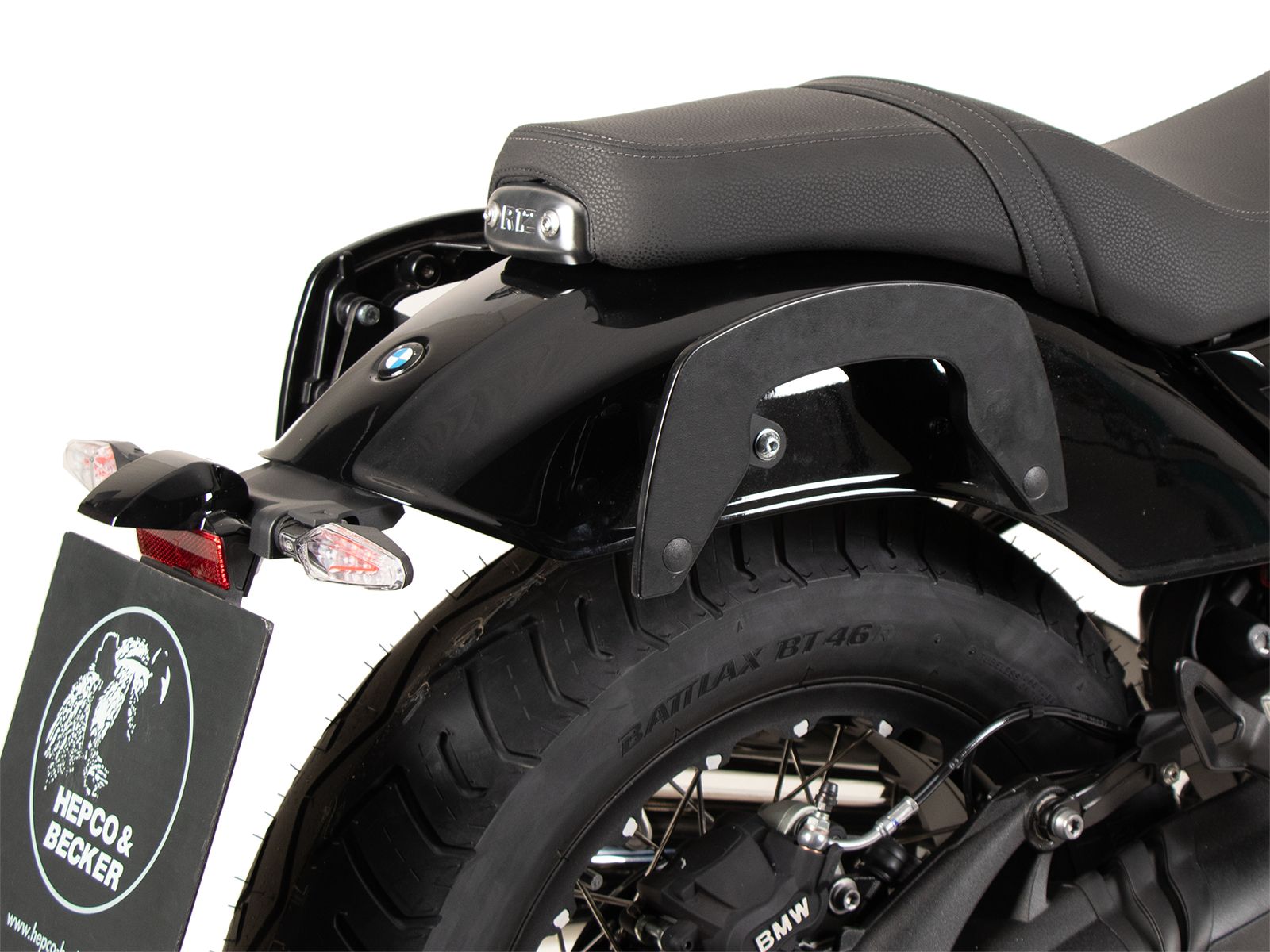 Soporte lateral C-Bow negro para BMW R 12 (24-) Hepco & Becker
