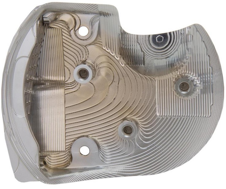 Tapa de la toma de aire vario para Vespa GTS/GTS Super/GTV/GT, cromada