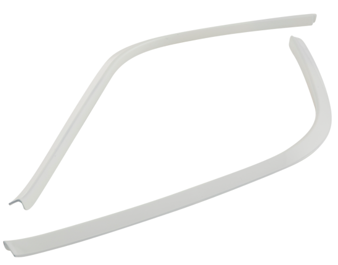 Estribo de tubo mono ranura blanco para Vespa Primavera/Sprint 50-150ccm