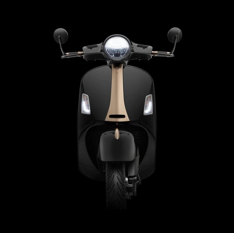 Palanca deportiva RIZOMA 3D, izquierda para Vespa GTS/GTS Super/GTV/GT (-'22), anodizada negra