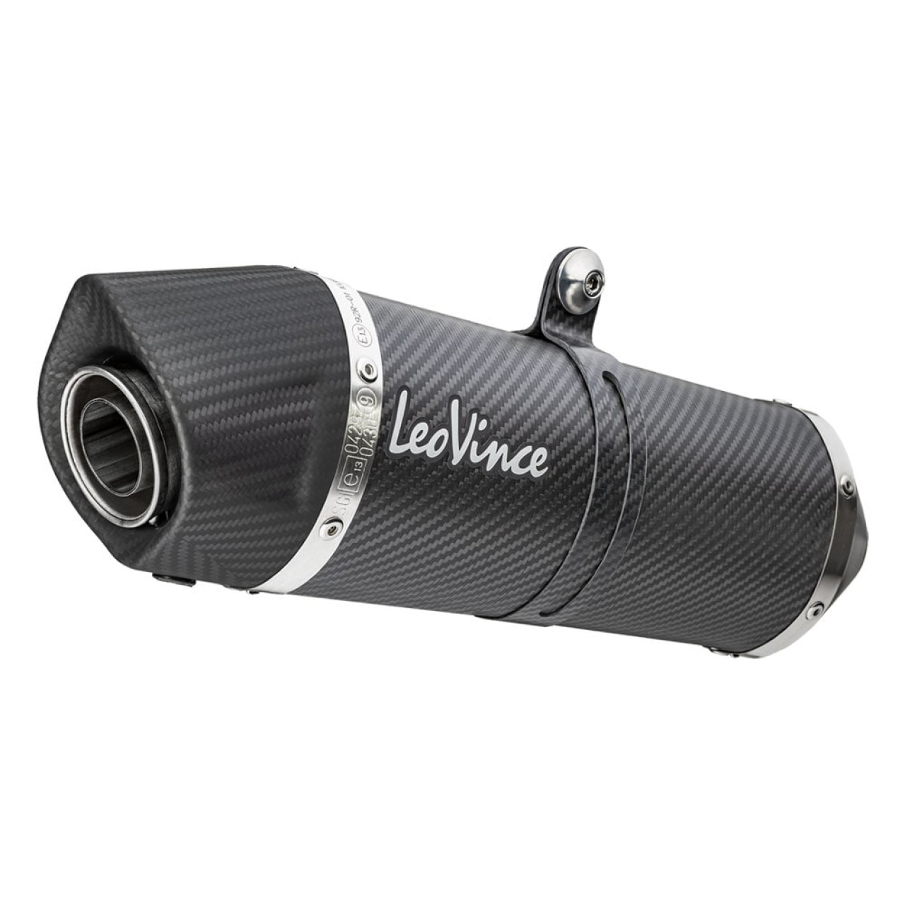 Escape LeoVince LV One Evo para Kawasaki Ninja 400 /Z 400, carbono, slip on, E-certificate