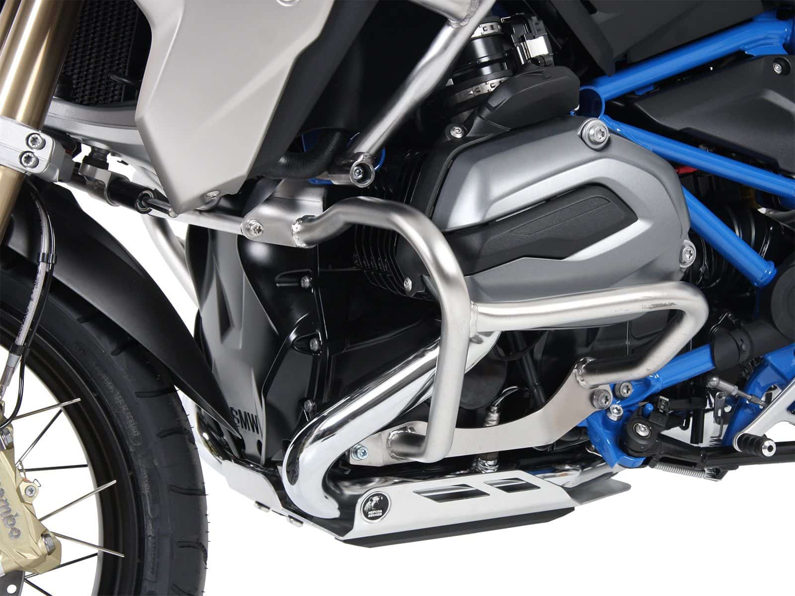 Protector de motor de acero inoxidable para BMW R 1200 GS LC (13-18) Hepco & Becker
