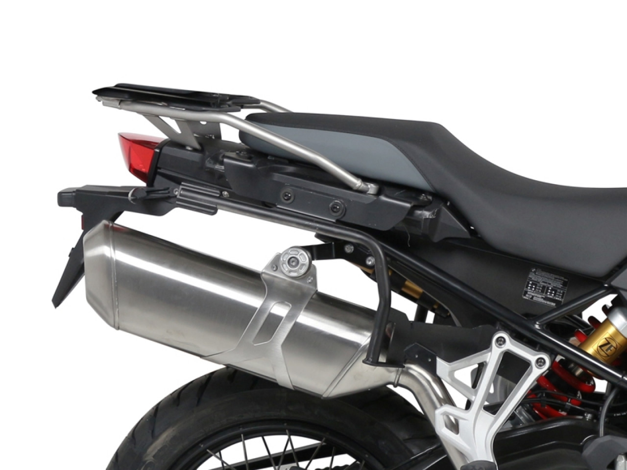 Portaequipajes laterales Shad «3P System», pintados en negro, para modelos BMW GS
