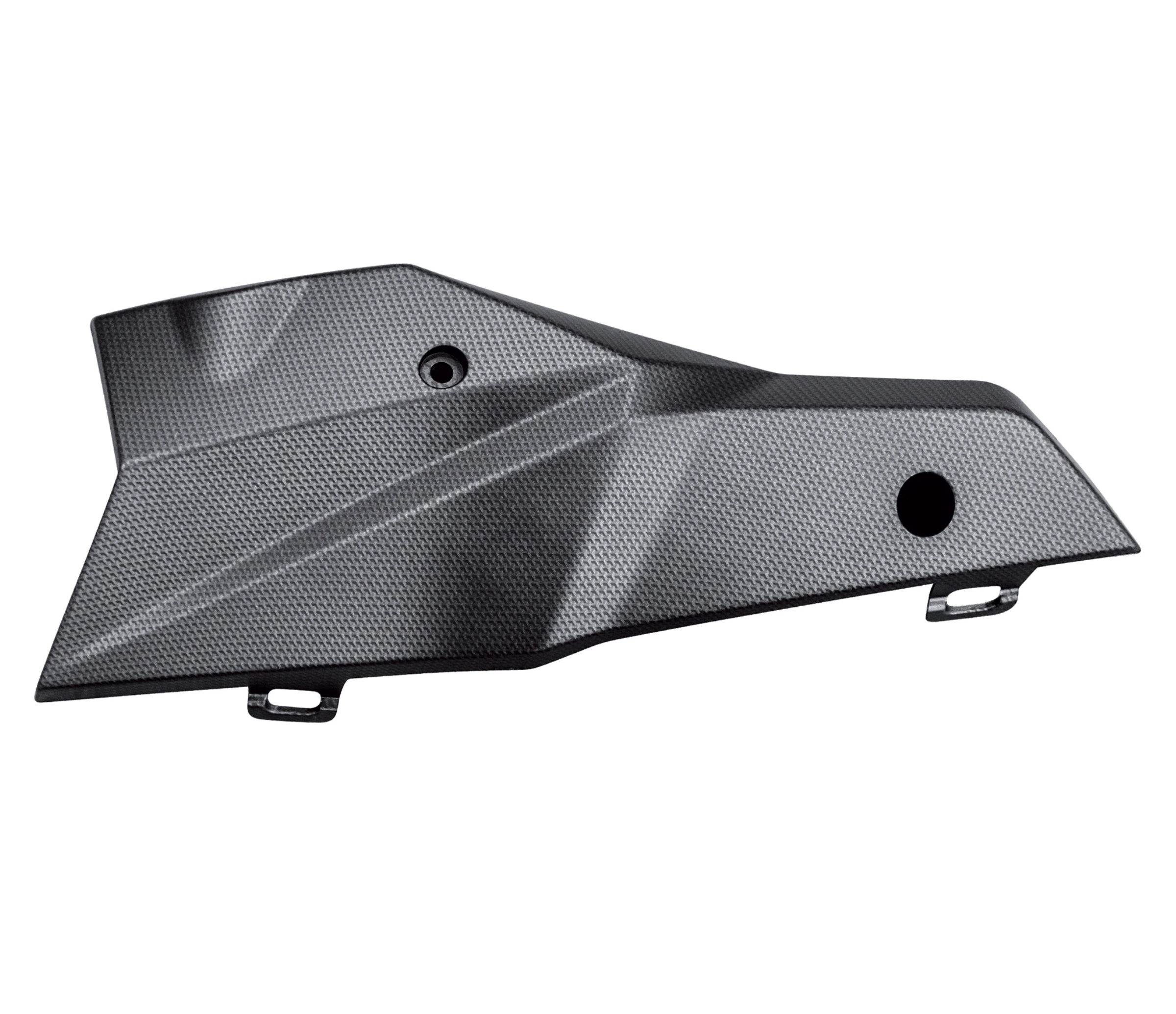 Spoiler izquierdo en aspecto de carbono para Tuono 125