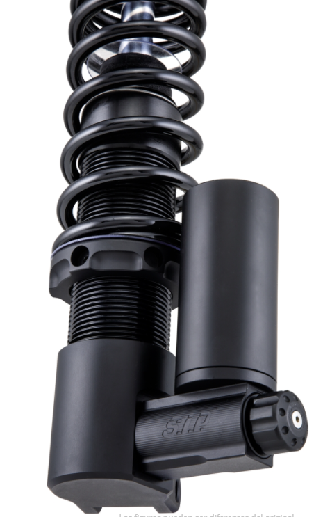 Amortiguador delantero para Vespa GTS/GTS Super/GTV/GT 60/GT/GT L 125-300cc, negro mate