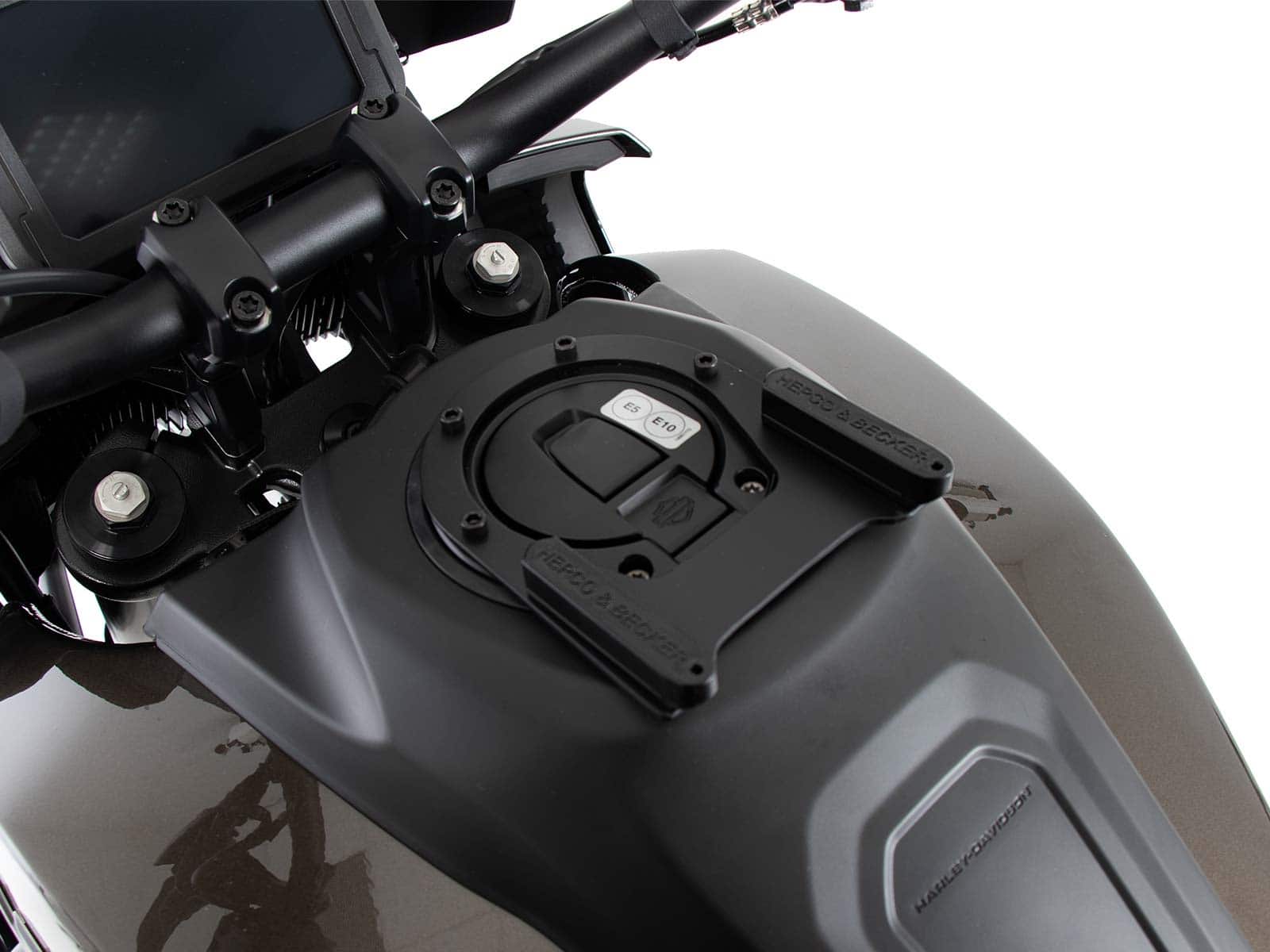 Anilla básica del depósito incl. unidad de cierre de la bolsa del depósito para Harley Davidson Pan America (21-)