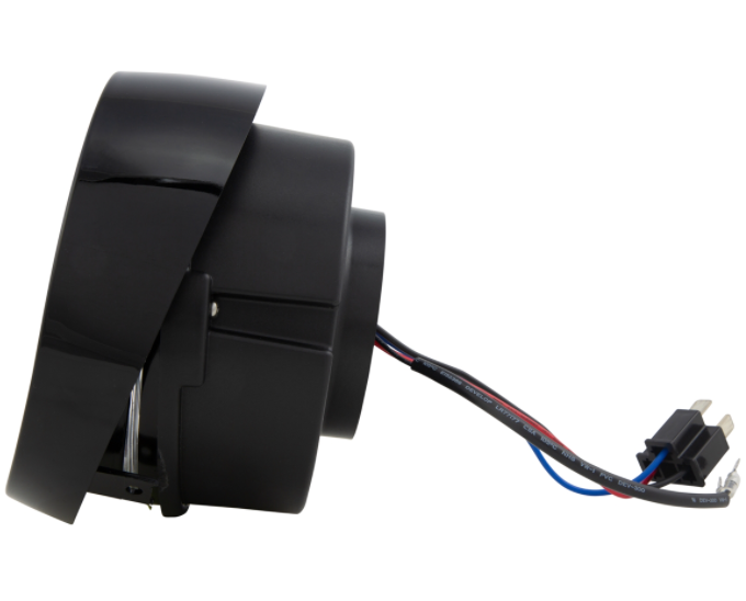 Faro LED para Vespa Primavera 50-150ccm 2T/4T (-'18), negro brillante