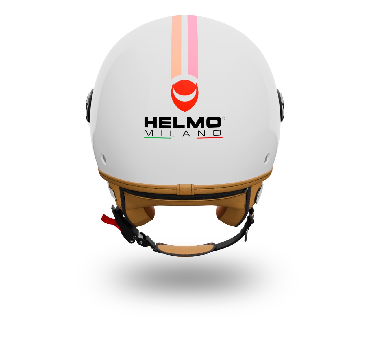 Helmo Milano Demi Jet Veloce blanco brillante