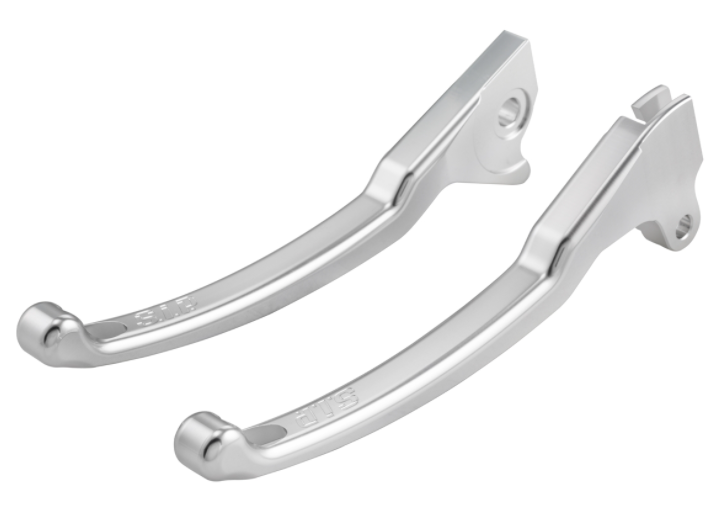 Juego de palanca de freno deportiva izquierda/derecha para Vespa LX/LXV/S/Primavera/Sprint 50-150ccm, plata