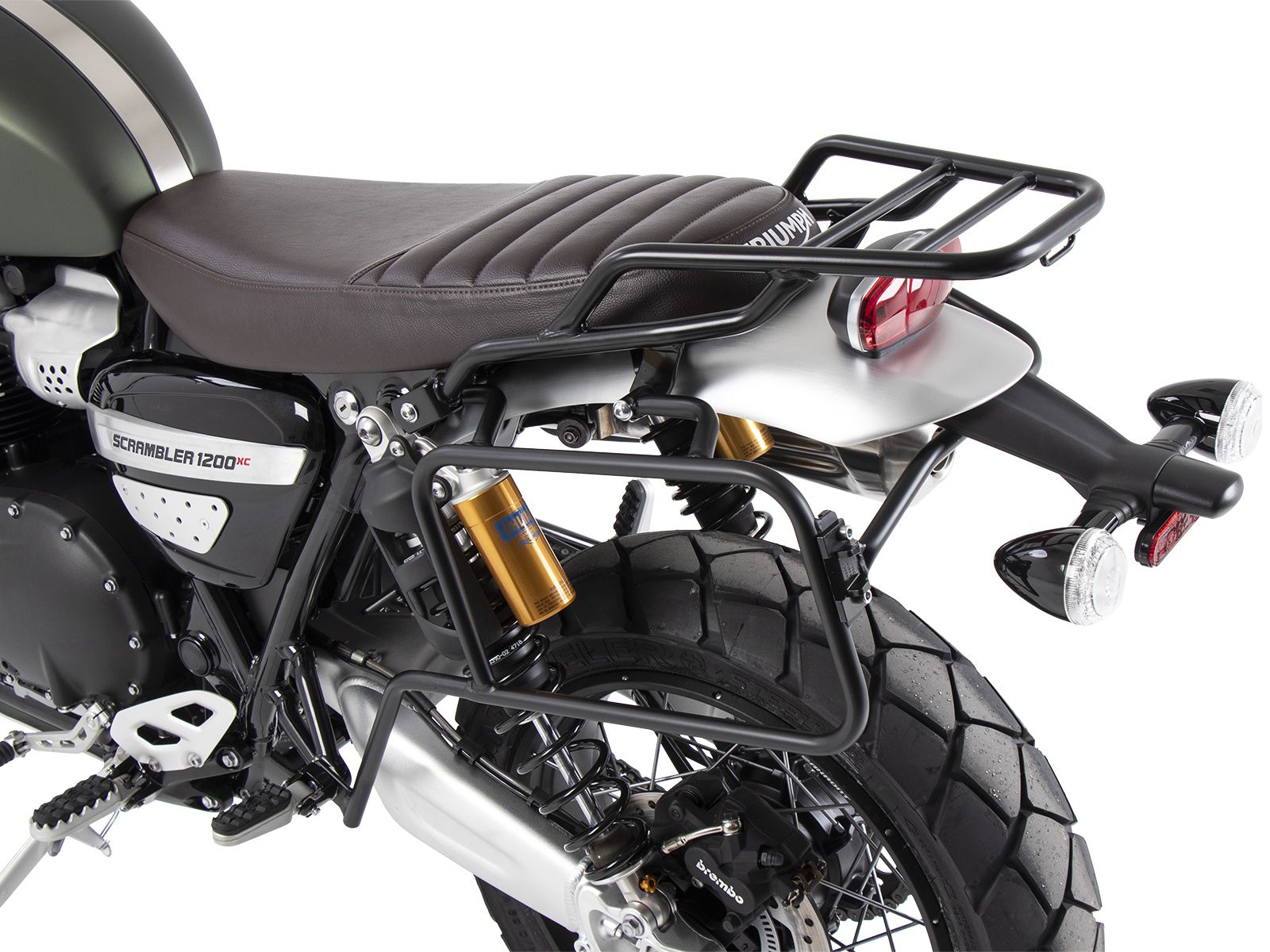 Portaequipajes tubular negro para Triumph Scrambler 1200 XE (24- ) Hepco & Becker