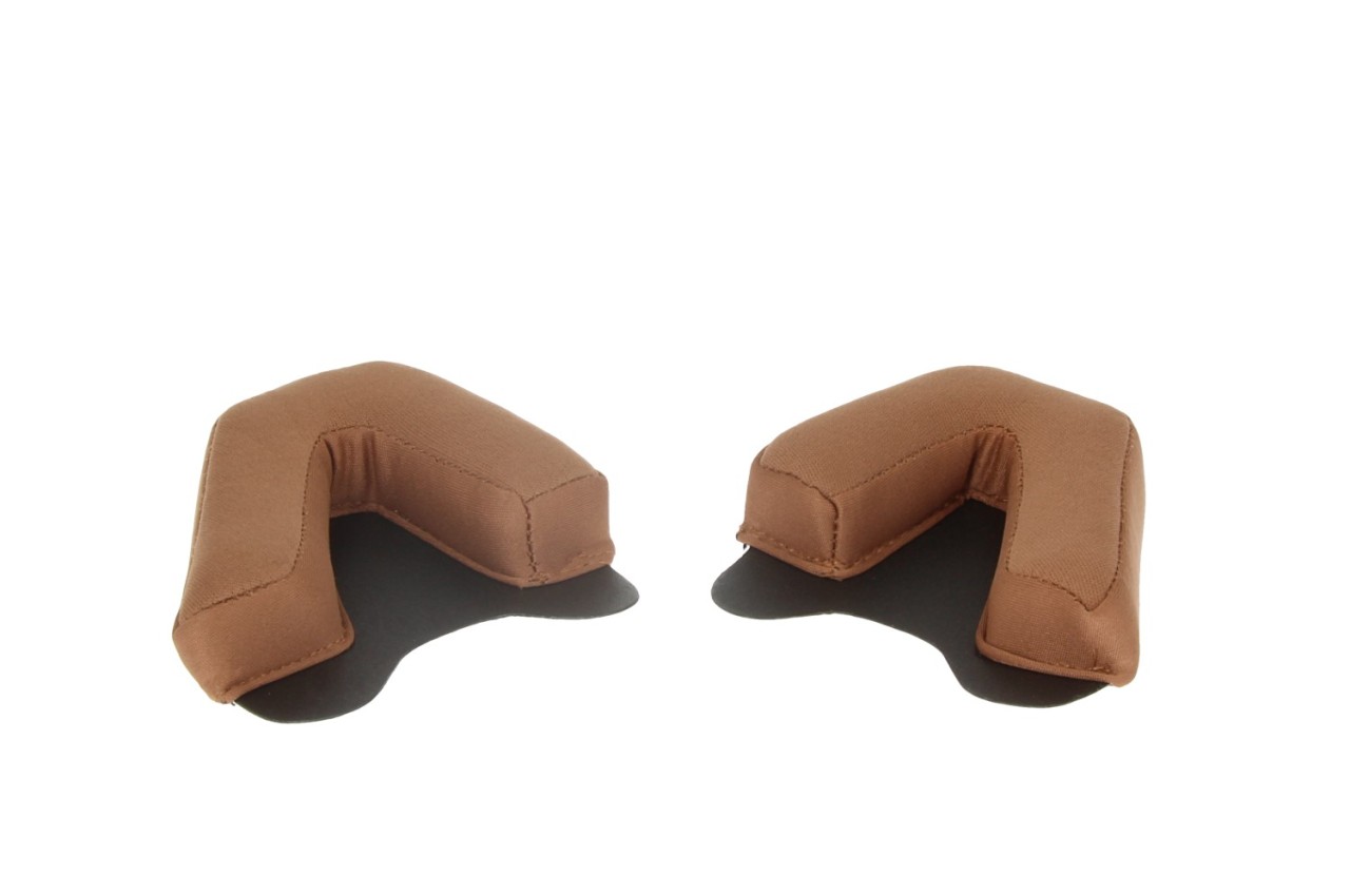 Almohadillas cervicales Helmo Milano, marrones, lavables