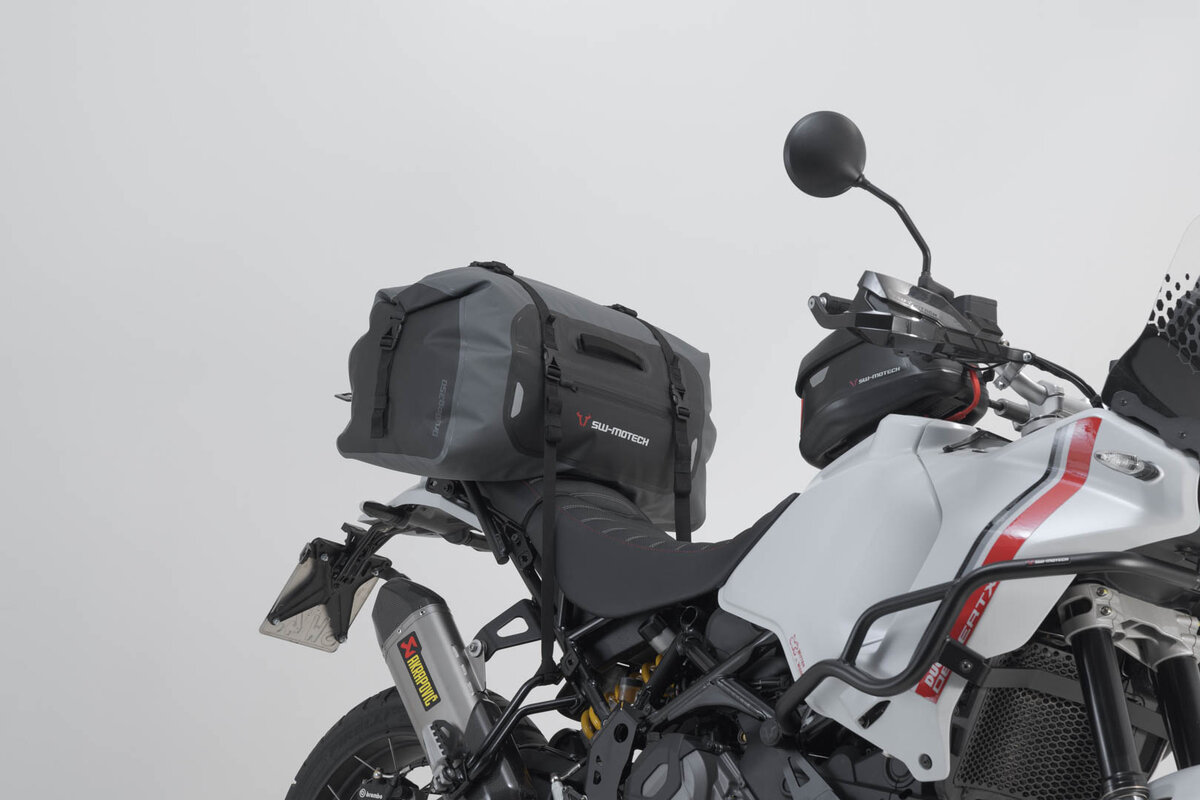 SW-Motech Bolsa trasera Drybag 350 para Ducati Multistrada 1200 /S /Enduro, negro / gris - SW Motech