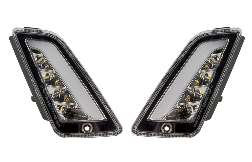 Kit de indicador delantero izquierdo/derecho para Vespa GTS/GTS Super/GTV/GT 60/GT/GT L ('03-'13), transparente