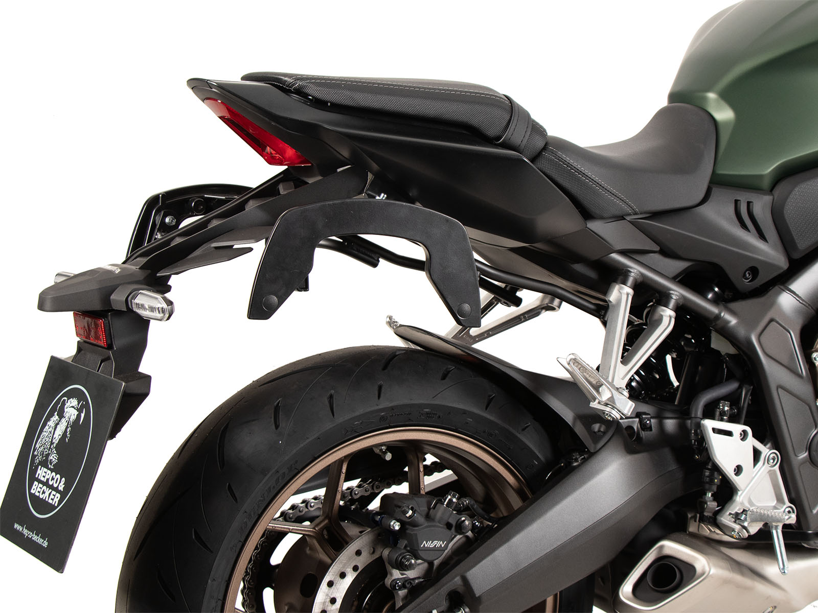 Soporte lateral C-Bow negro para Honda CB 650 R / E-Clutch (24-) Hepco & Becker