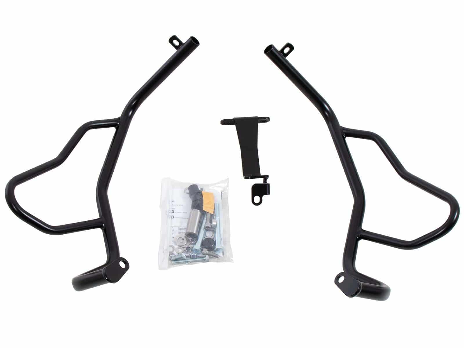 Barra protectora de depósito negra para BMW F 850 GS Hepco & Becker