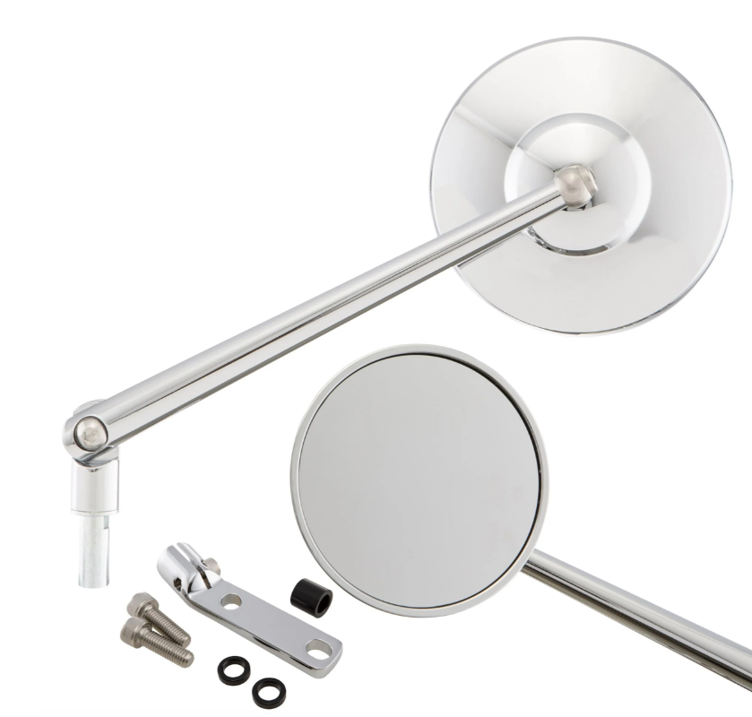 Retrovisor estándar izquierdo o derecho para Vespa PX 80-200ccm, cromado