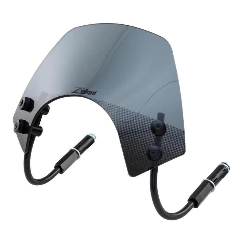 Flyscreen ZELIONI Racing para Vespa GTS/GTS Super/GT/GT L 125-300cc, negro tintado