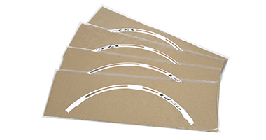 Juego de pegatinas de decoración de llantas doradas para Honda Forza125/350 Original