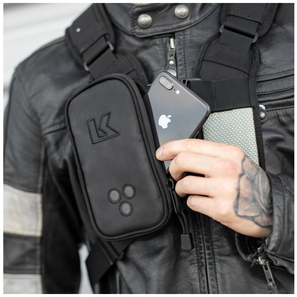 Bolsillo del arnés Kriega XL (cremallera izquierda)