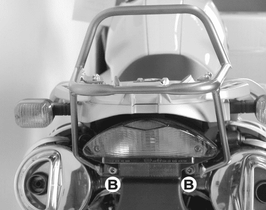 Portaequipajes tubular Topcase para BMW F 650 GS Dakar (04-07)/F 650 GS/G 650 GS (04-07)