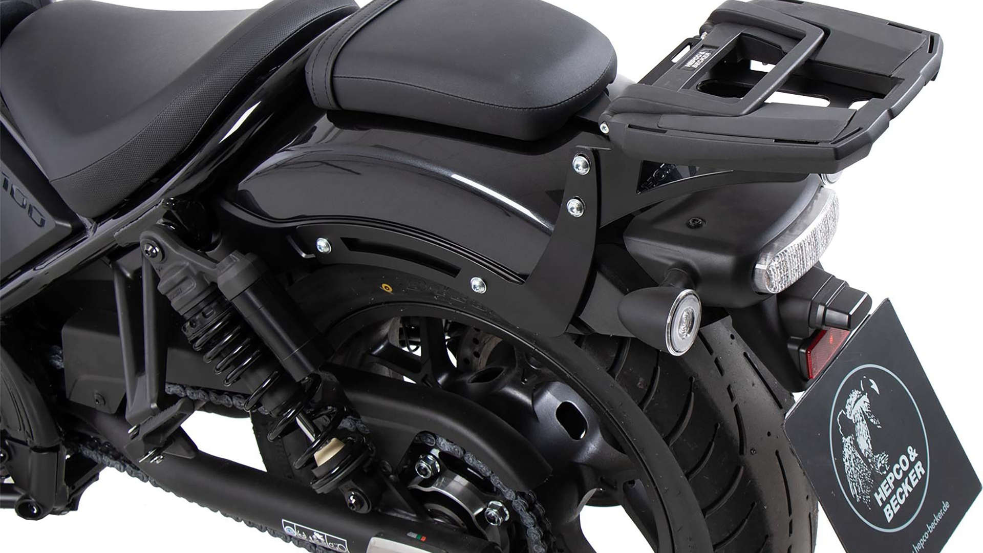 Portamaletas Easyrack negro para Honda CMX 1100 Rebel /DCT (21-24) Hepco & Becker