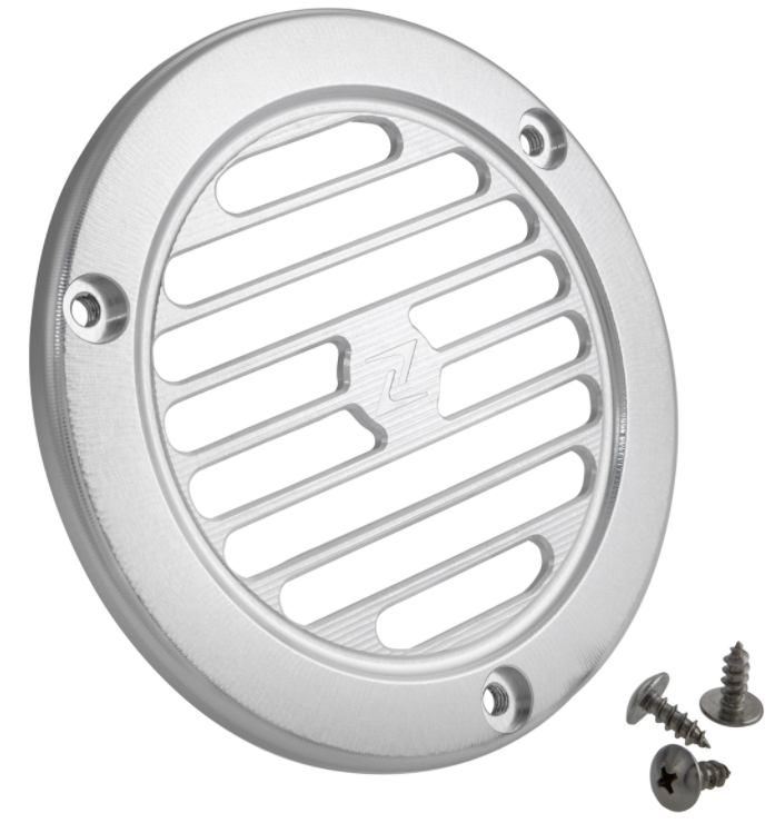 Cubierta rueda ventilador vintage para Vespa Primavera/​Sprint 3V i.e. 125/150 cc 4T CA, plata