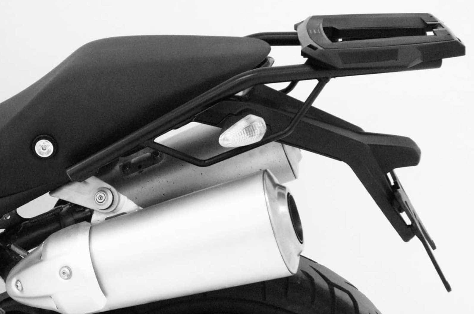 Portamaletas superior de aluminio para Ducati Monster 696 (08-14) /796 (10-16) /1100/S (09-10) Hepco & Becker