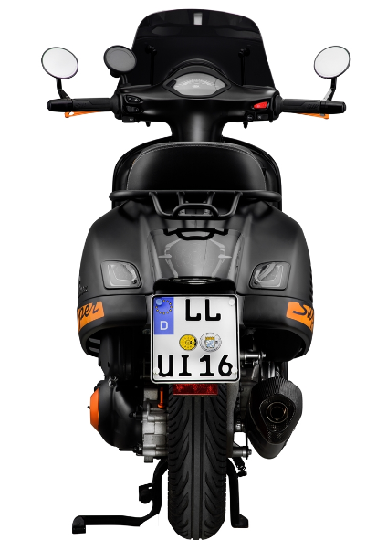 Kit de indicadores delanteros y traseros para Vespa GTS/GTS Super/GTV 125-300cc ('14-), tintados
