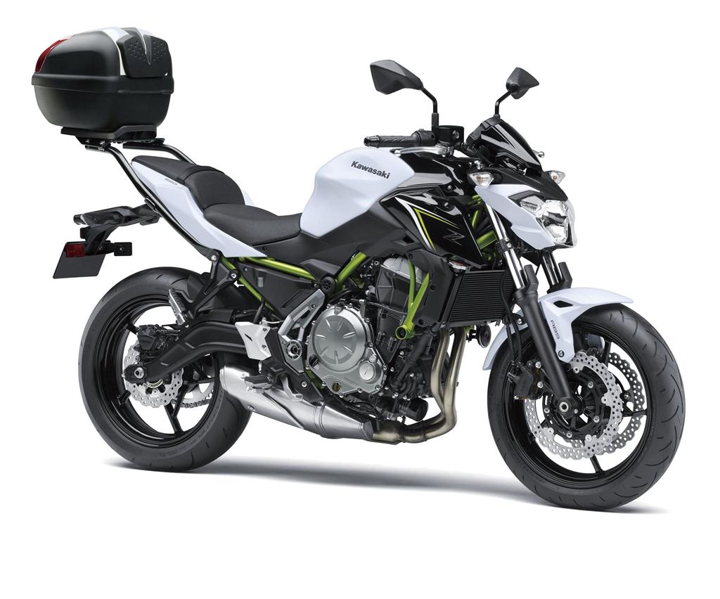 Topcase (30L) Incl. placa de soporte para Kawasaki Ninja 650 / Z 650/S / Versys-X 300 Original