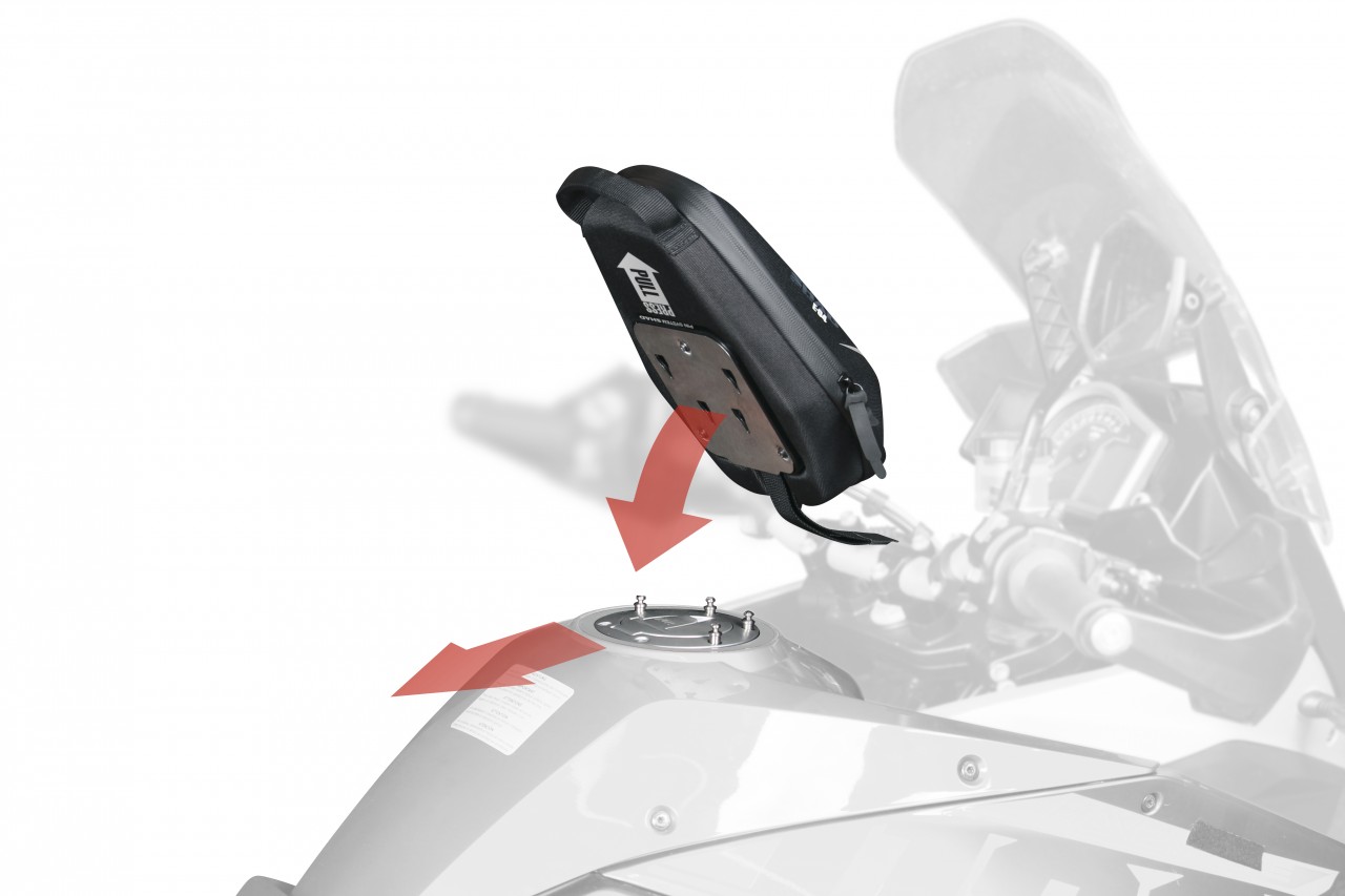 Base de sombreado BMW F650 / F700 GS para bolsa de depósito con sistema PIN X023PS