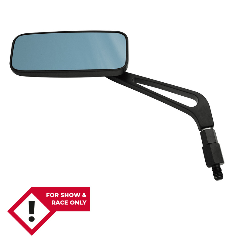 Espejo de manillar HIGHSIDER smart negro rectangular (par)