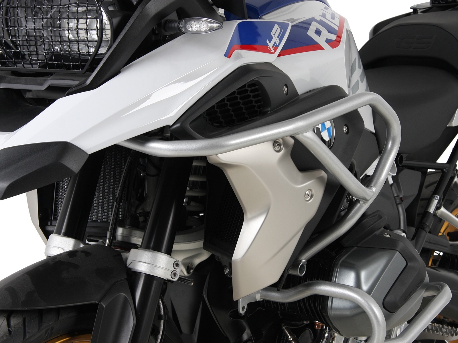 Protector de depósito plateado para BMW R 1250 GS (19-23) Hepco & Becker