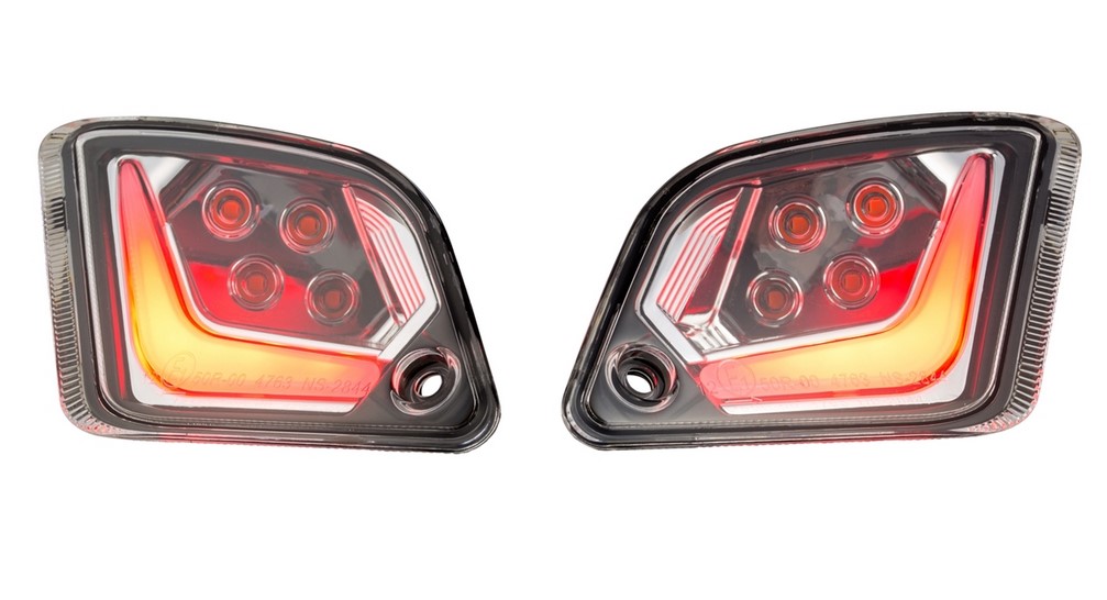 Kit de indicador trasero izquierdo/derecho para Vespa GTS/GTS Super/GTV/GT 60/GT/GT L ('03-'13), transparente