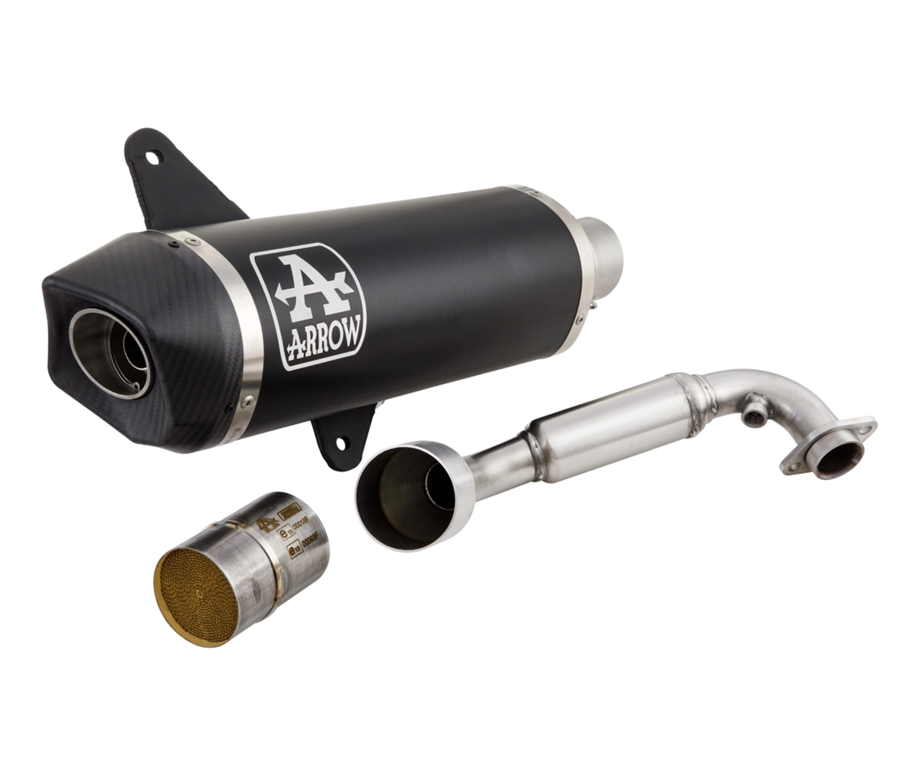 Escape deportivo Arrow Urban con catalizador / carbono para Vespa GTS/GTS Super/GTV 300cc HPE (`20-) Euro 5