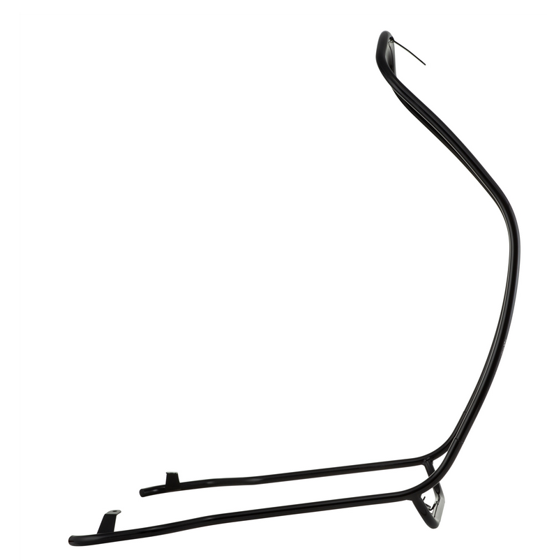 Protector de barra de choque para Vespa Primavera /Sprint 50-150cc, negro brillante