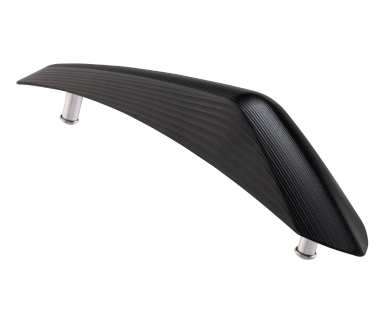 Tetón guardabarros para Vespa GTS/GTS Super 125/300cc (`22-), aluminio, anodizado negro