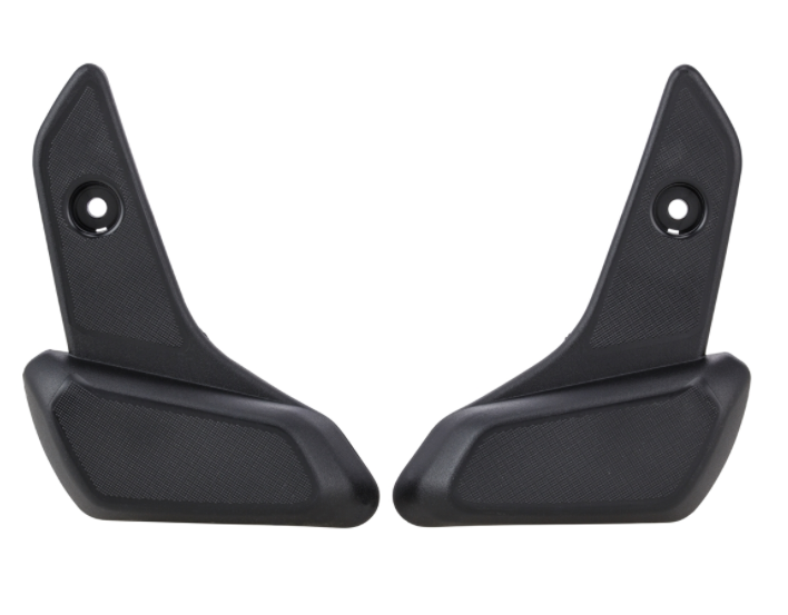 Estribos negros izquierdo/derecho para Vespa Primavera/​Sprint 50-150ccm, plástico