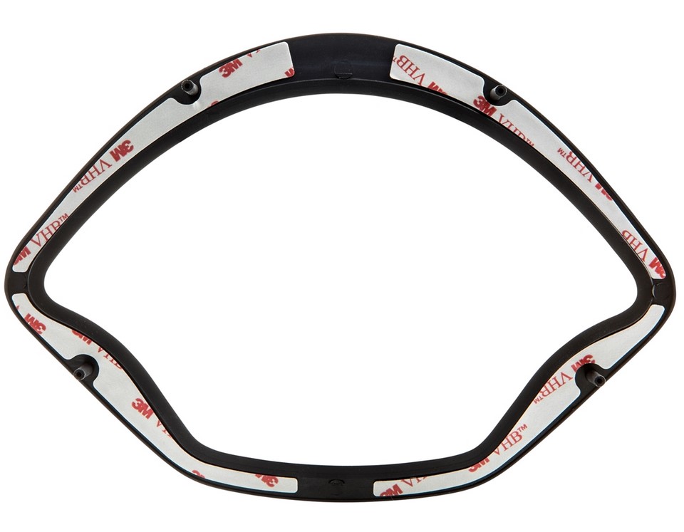 Anillo decorativo velocímetro para Vespa GTS/GTS Super 125-300cc ('14-), negro brillante